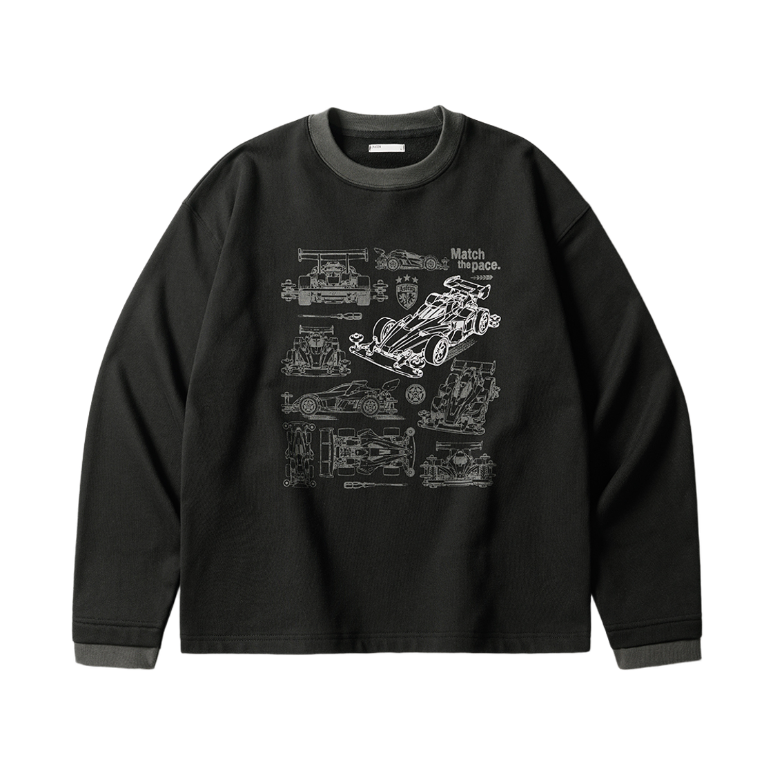 에즈카톤 맥스 미니카 헤비코튼 롱슬리브 블랙 JILT6973(EZKATON Max Mini Car Heavy Cotton Long Sleeve Black JILT6973)