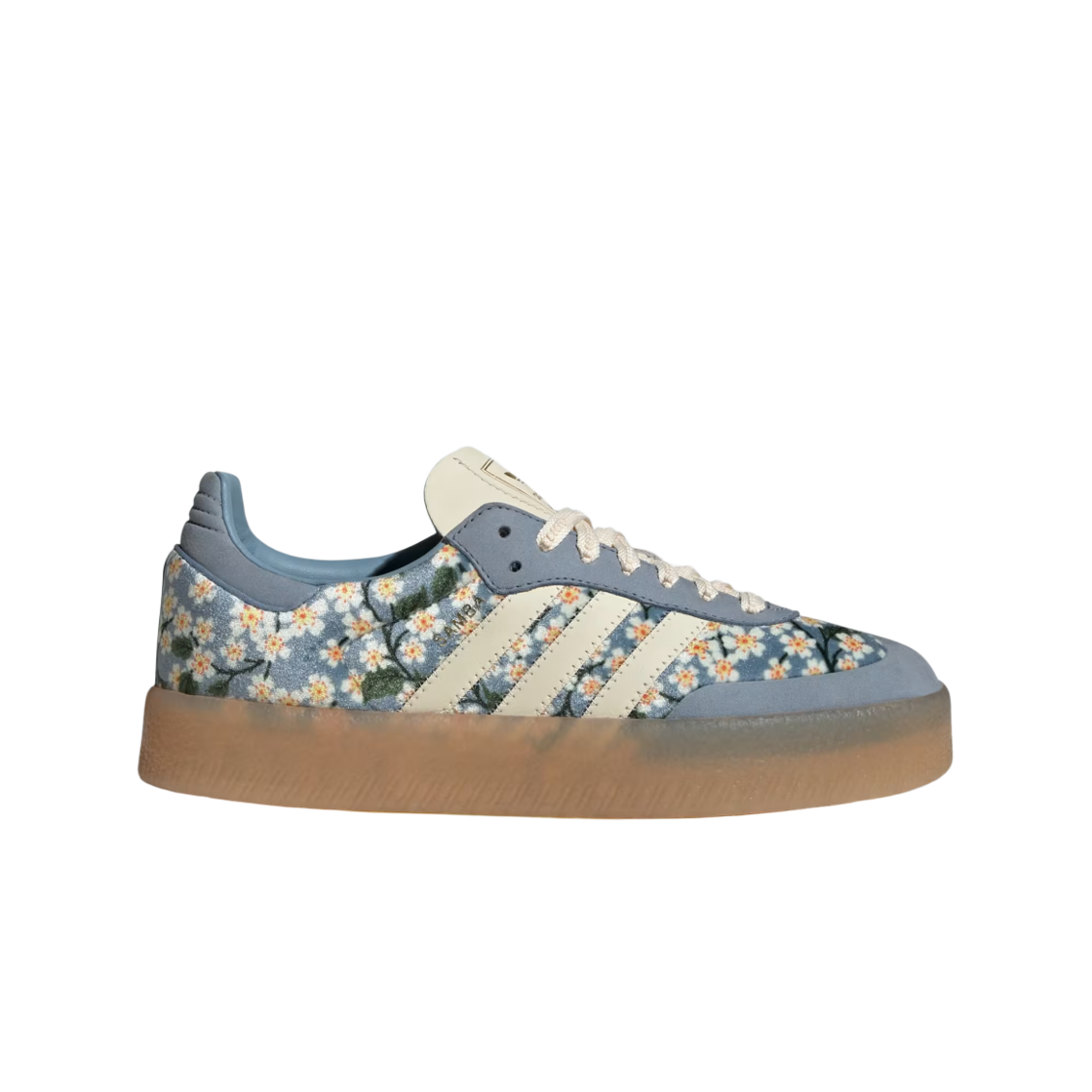 JQ6046 (W) Adidas x Liberty London Sambae Cream White Tactile Blue