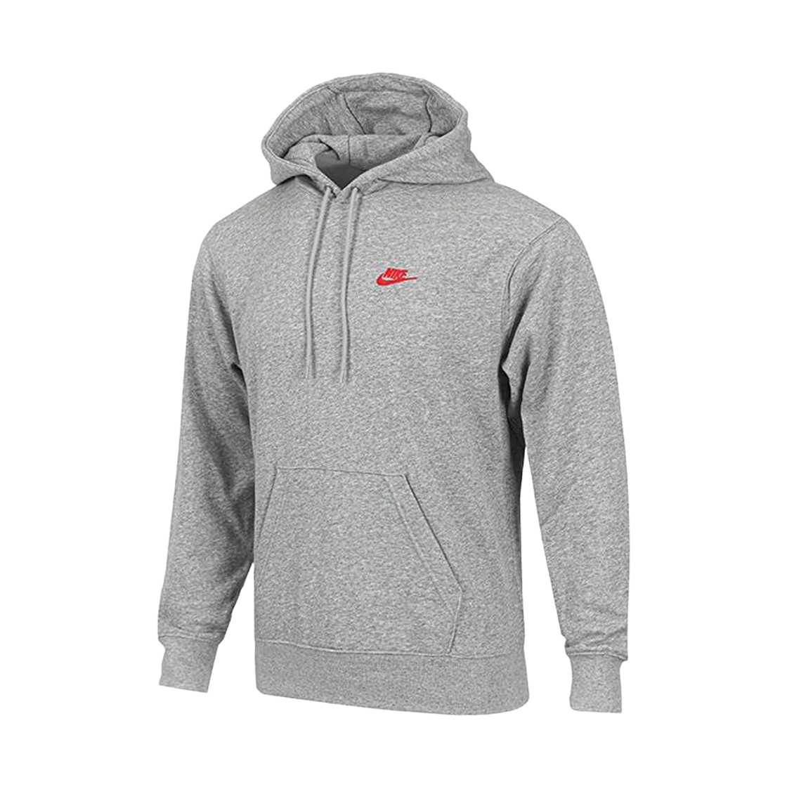 FN3867-064 Nike Club French Terry Pullover Hoodie Dark Grey Heather - Asia
