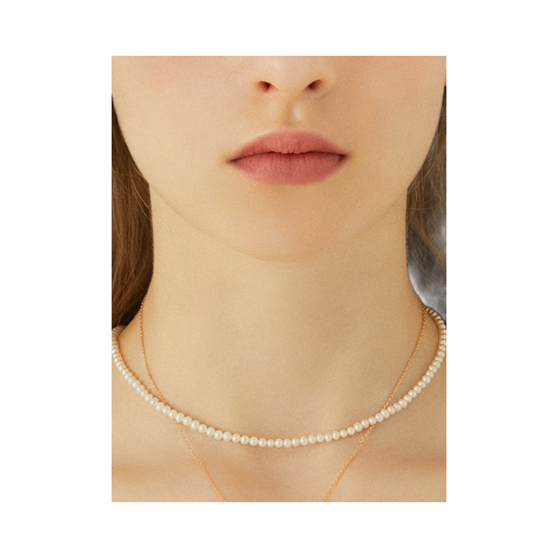 BASIC PERLINA 14K 목걸이 (JJP1NF1BS200R4420) - 3