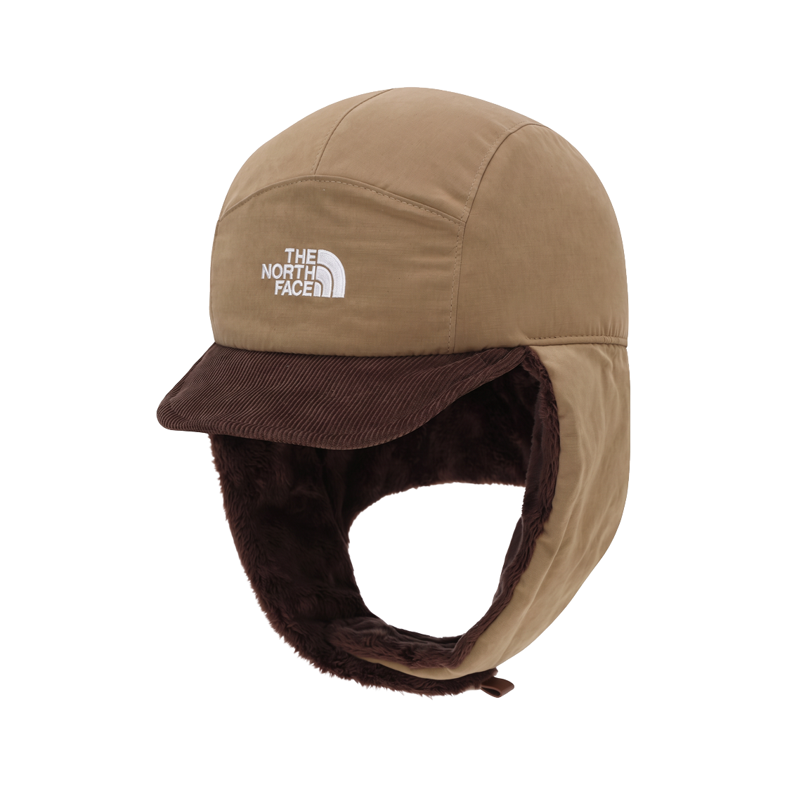 NE3CS56L The North Face White Label Waxed Cotton Earmuff Cap Camel - 26FW
