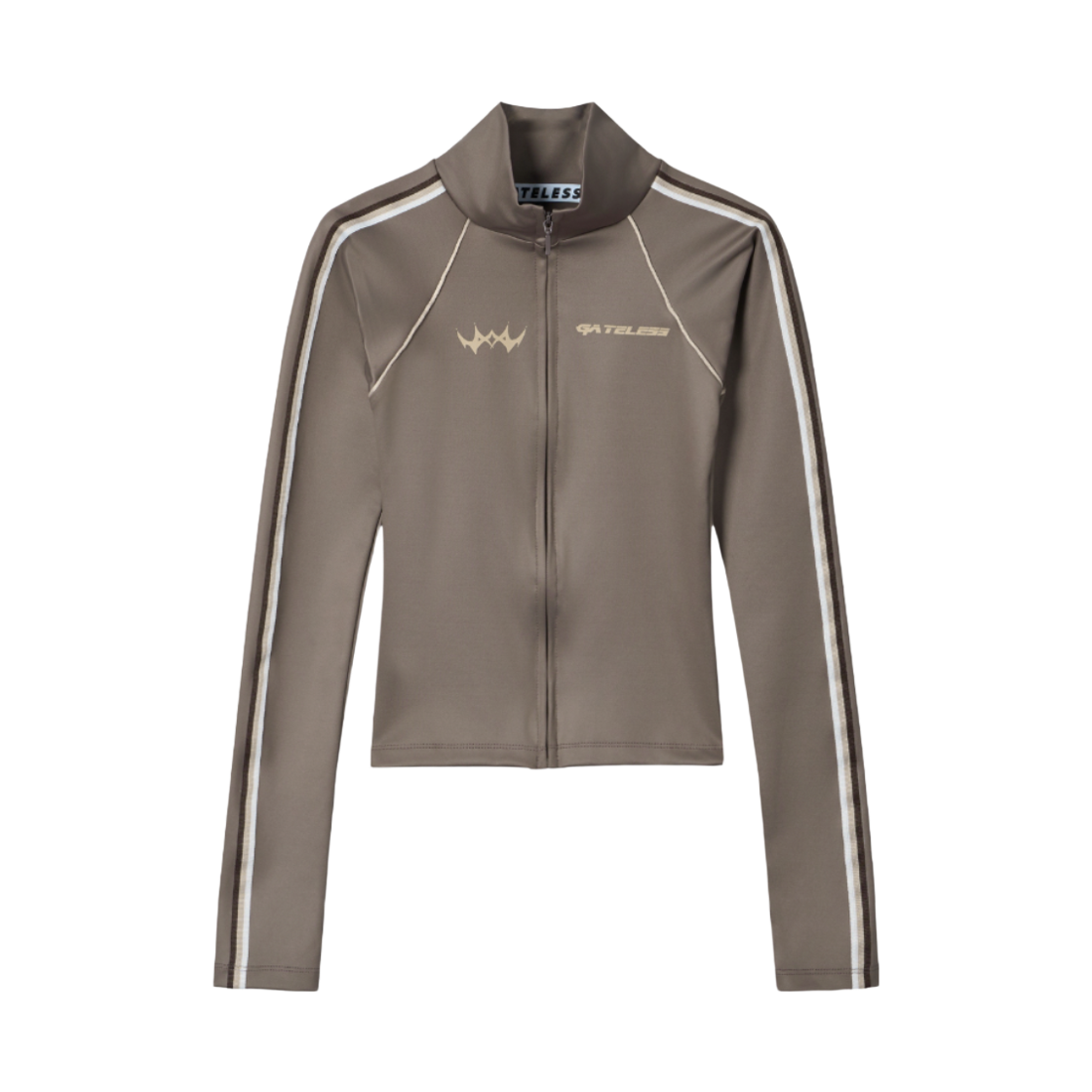 게이트리스 슬림핏 트랙 저지-브라운(Gateless Slim Fit Track Jersey-Brown)