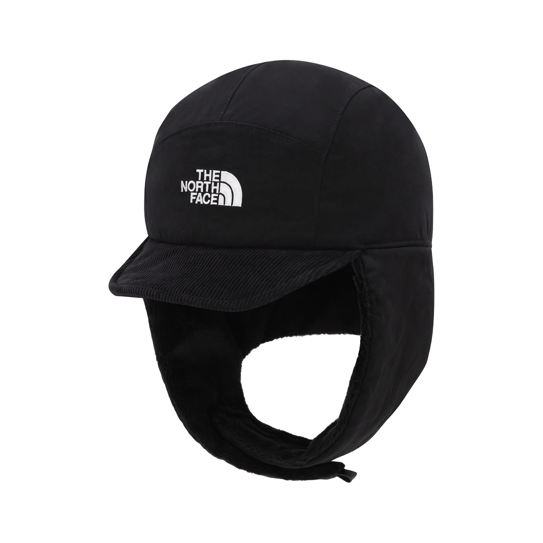 NE3CS56J The North Face White Label Waxed Cotton Earmuff Cap Black - 26FW