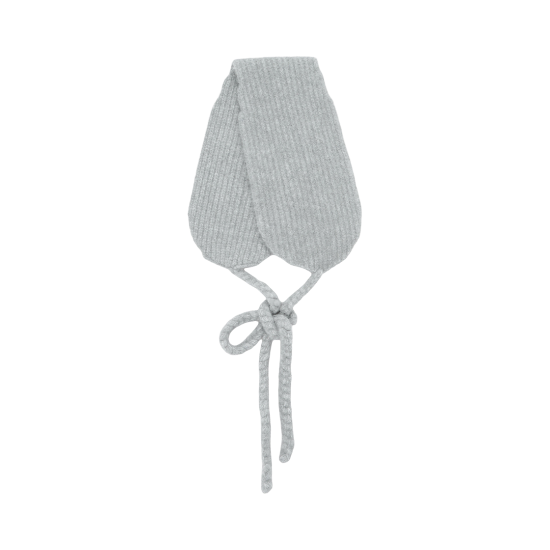 (W) 마리떼 프랑소와 저버 서클 로고 니트 이어 플랩 그레이((W) Marithe Francois Girbaud Circle Logo Knit Ear Flap Gray) - 2
