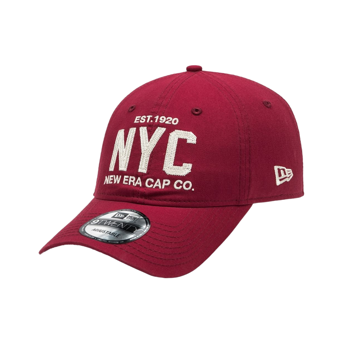 14561912 New Era 9Twenty Unstructured NE NYC Classic Cap Pino Red
