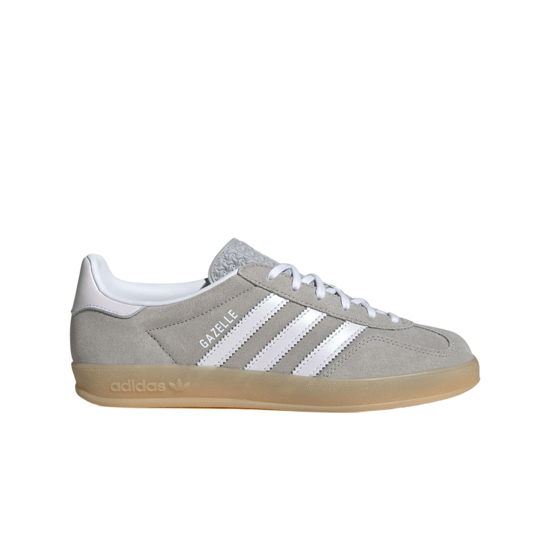 JQ7008 (W) Adidas Gazelle Indoor Grey Two Cloud White