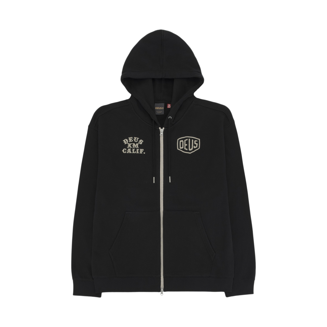 데우스 엑스 마키나 퀵 스트라이크 집 후드 블랙(Deus Ex Machina Quick Strike Zip Hoodie Black) - 2