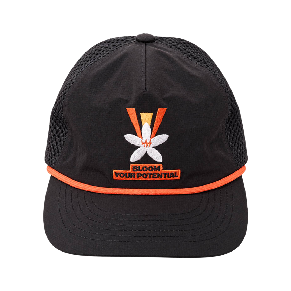8826020161607 Tarrytown Winter Nylon Derek Orange Ball Cap with Gyulmedal