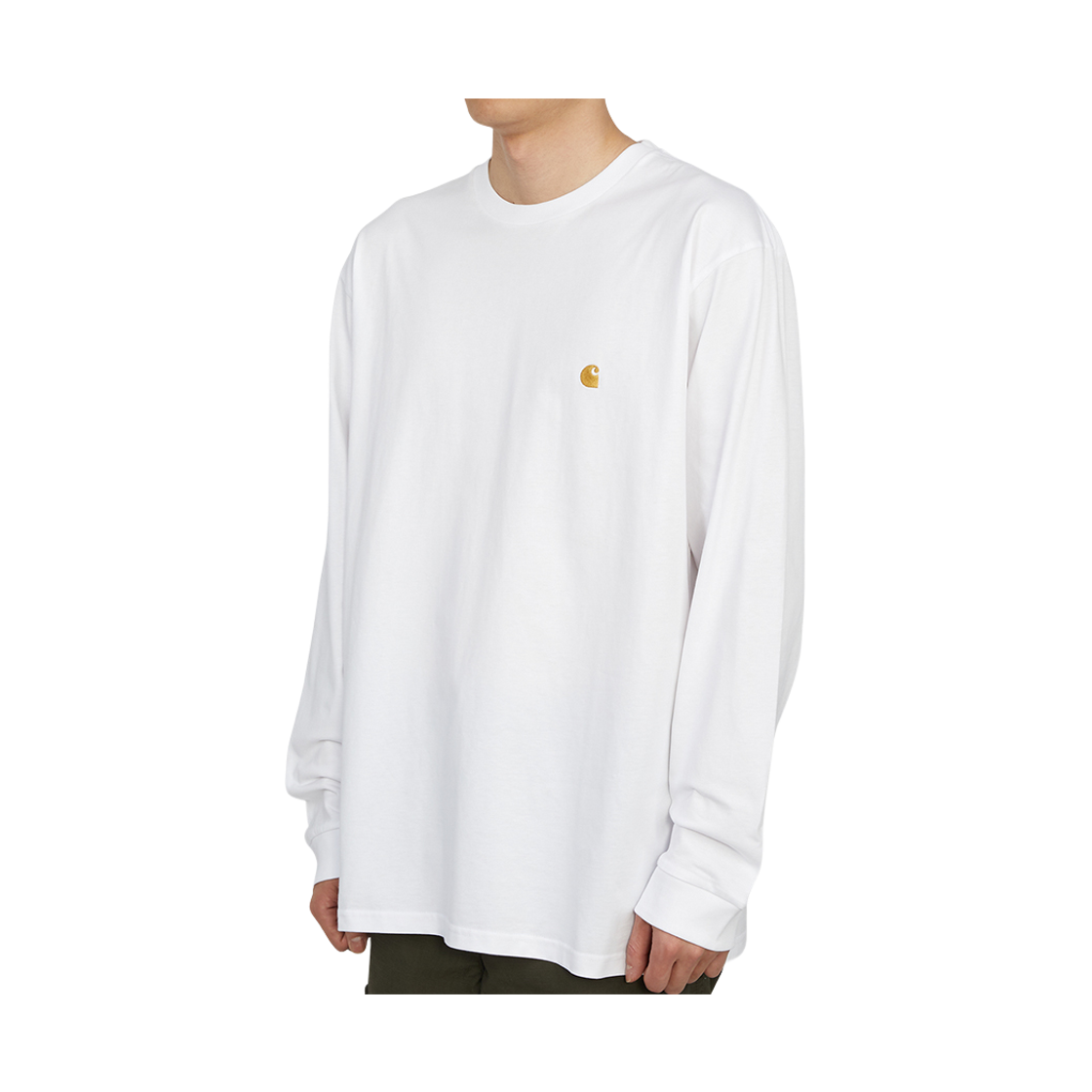 [15% 쿠폰] 칼하트 WIP 롱슬리브 체이스 티셔츠 화이트([15% 쿠폰] Carhartt WIP L/S Chase T-Shirt White) - 3