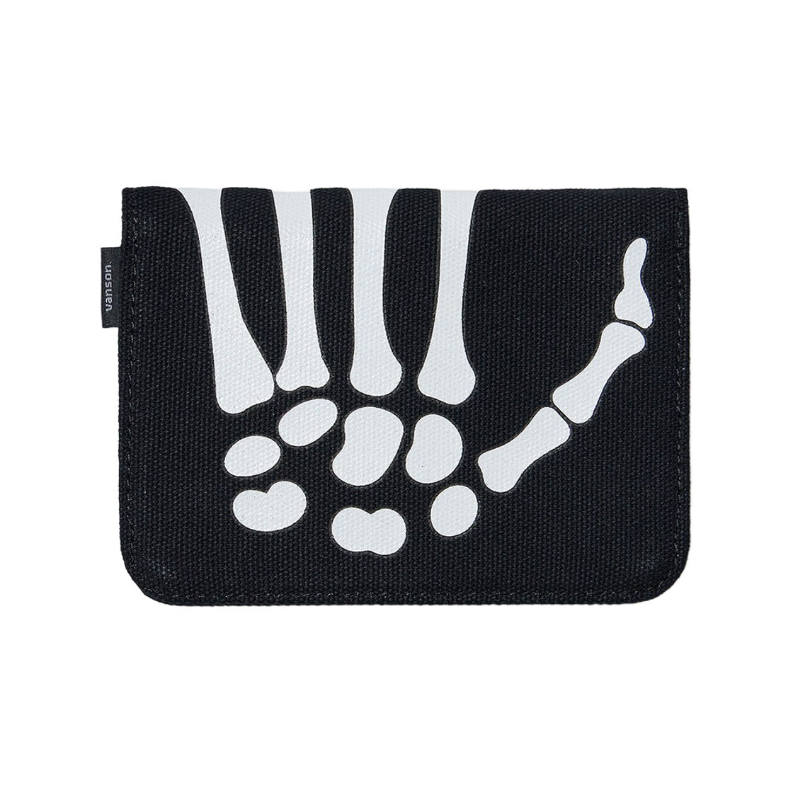 벤슨 레더 엑스레이 캔바스 월렛 / 블랙 & 화이트(Vanson Leathers X-Ray Canvas Wallet / Black & White) - 2