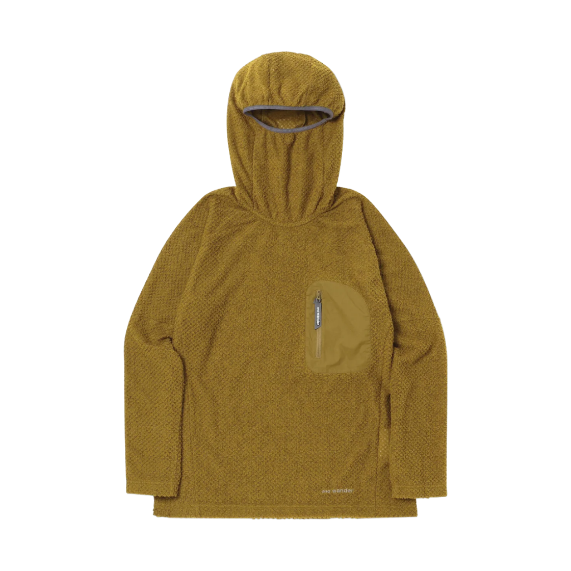 앤드 원더 019 에어 플리스 후디 2 옐로우 - 26FW(And Wander 019 Air Fleece Hoodie 2 Yellow - 26FW)