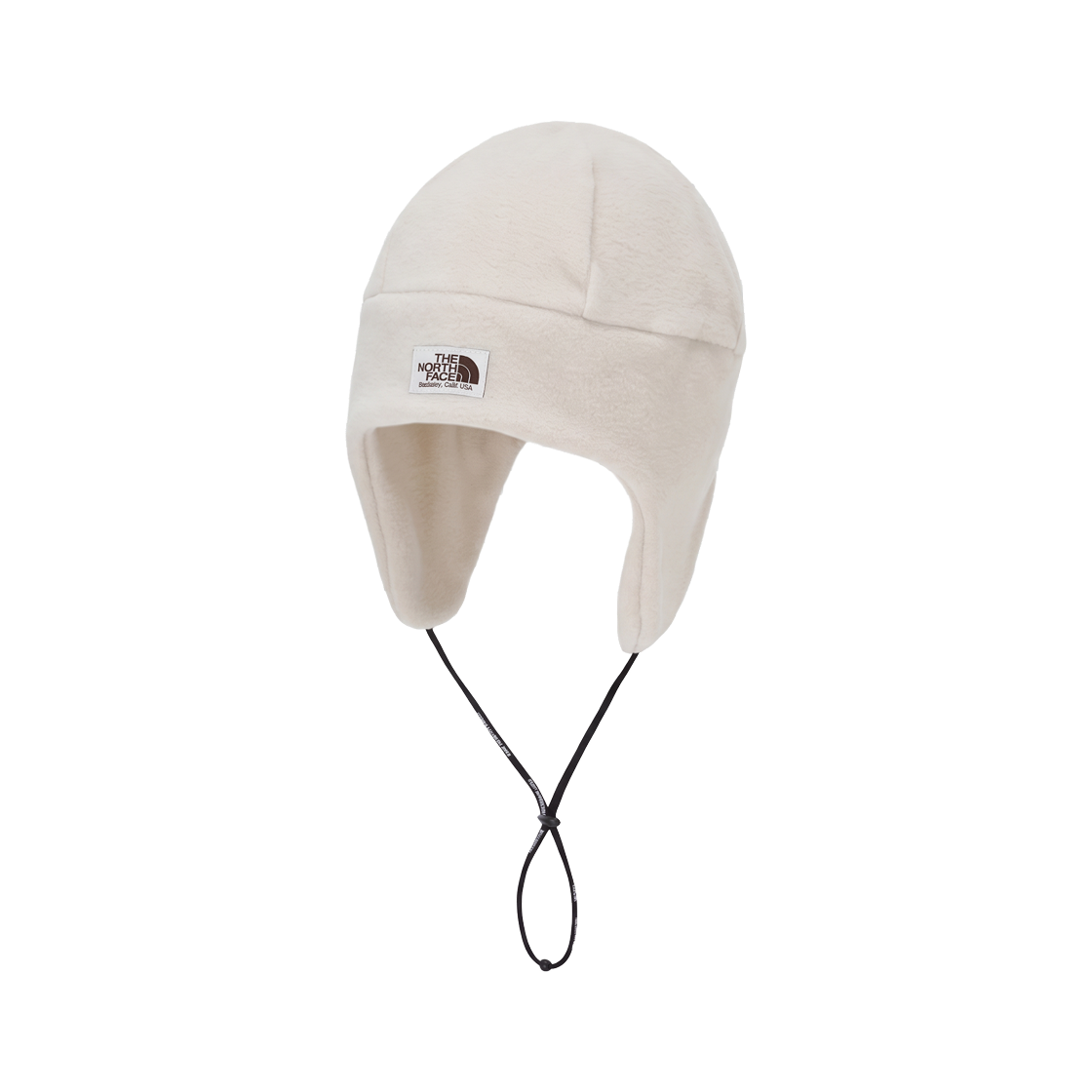 NE3BS67K The North Face White Label WL Fleece Earmuff EX Beanie White Sand - 26FW