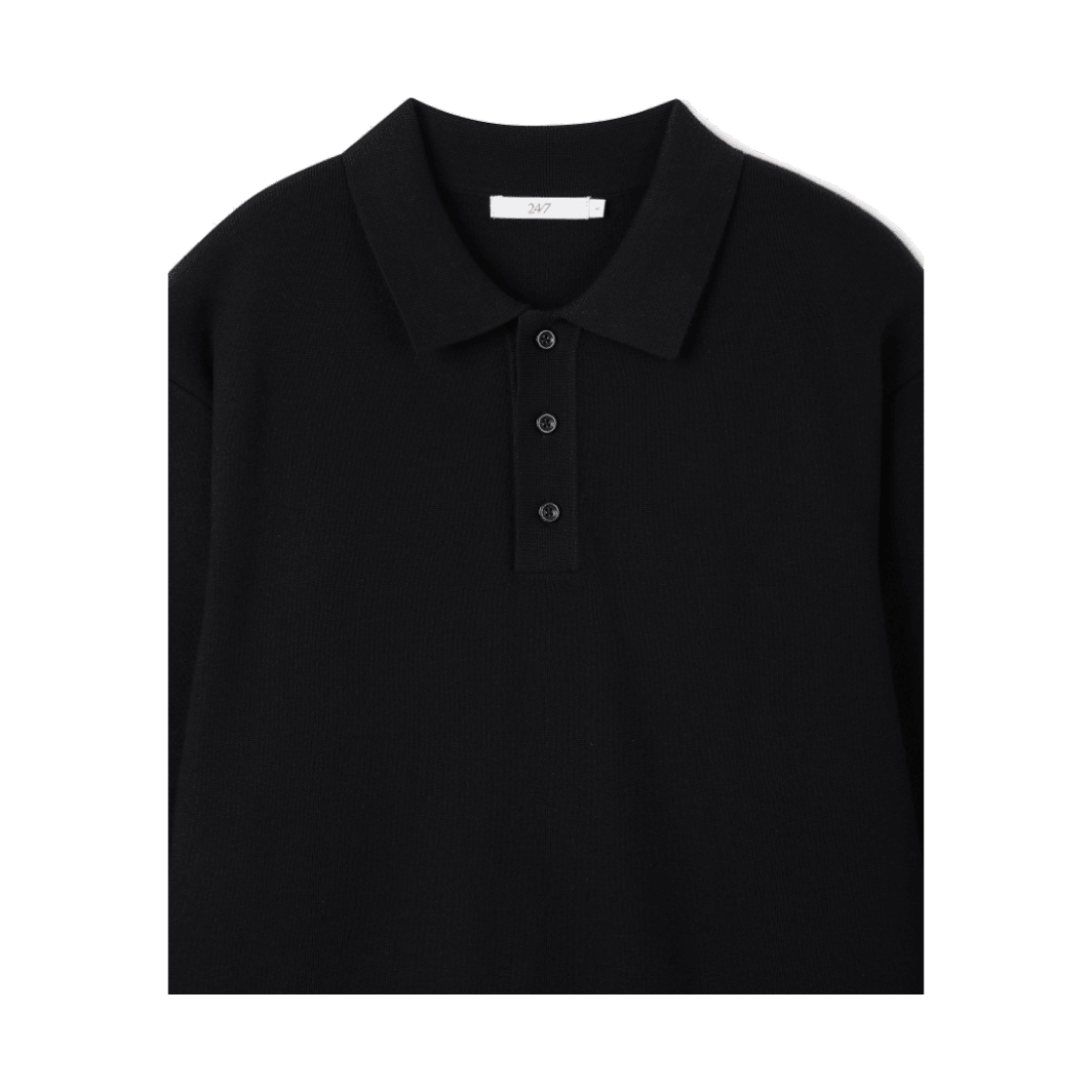 24/7시리즈 폴로 칼라 스웨터 블랙(24/7 series Polo Collar Sweter Black) - 3