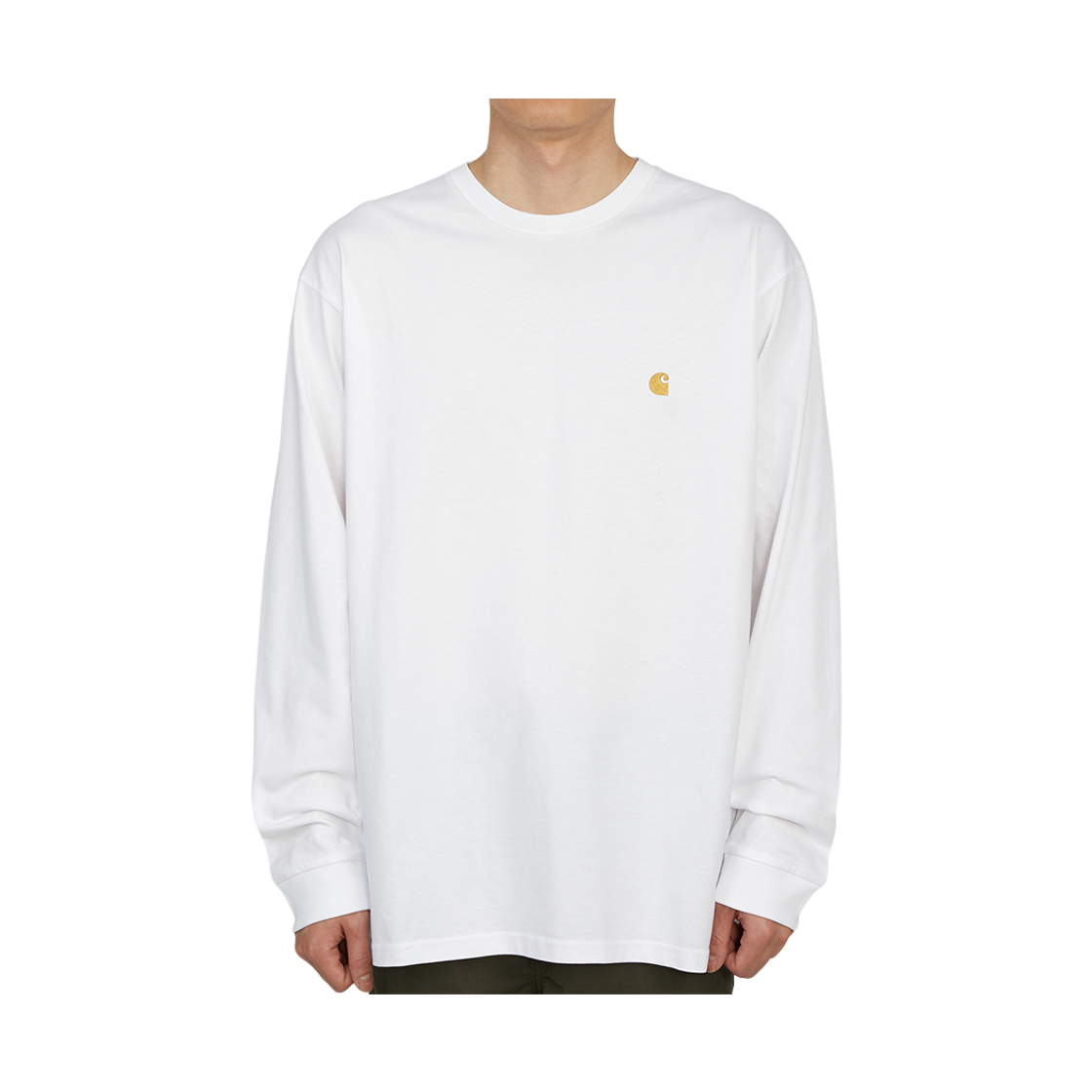 [15% 쿠폰] 칼하트 WIP 롱슬리브 체이스 티셔츠 화이트([15% 쿠폰] Carhartt WIP L/S Chase T-Shirt White) - 2