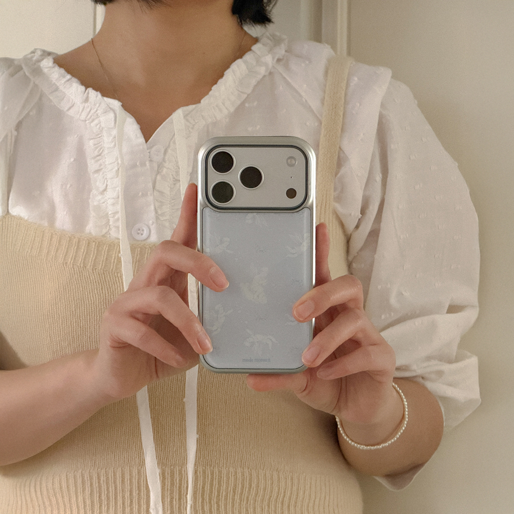 메이드모먼 로맨틱 큐피드 디자인 실버 맥세이프 범퍼케이스(Mademoment  romantic cupid Design Silver MagSafe Bumper Case) - 4