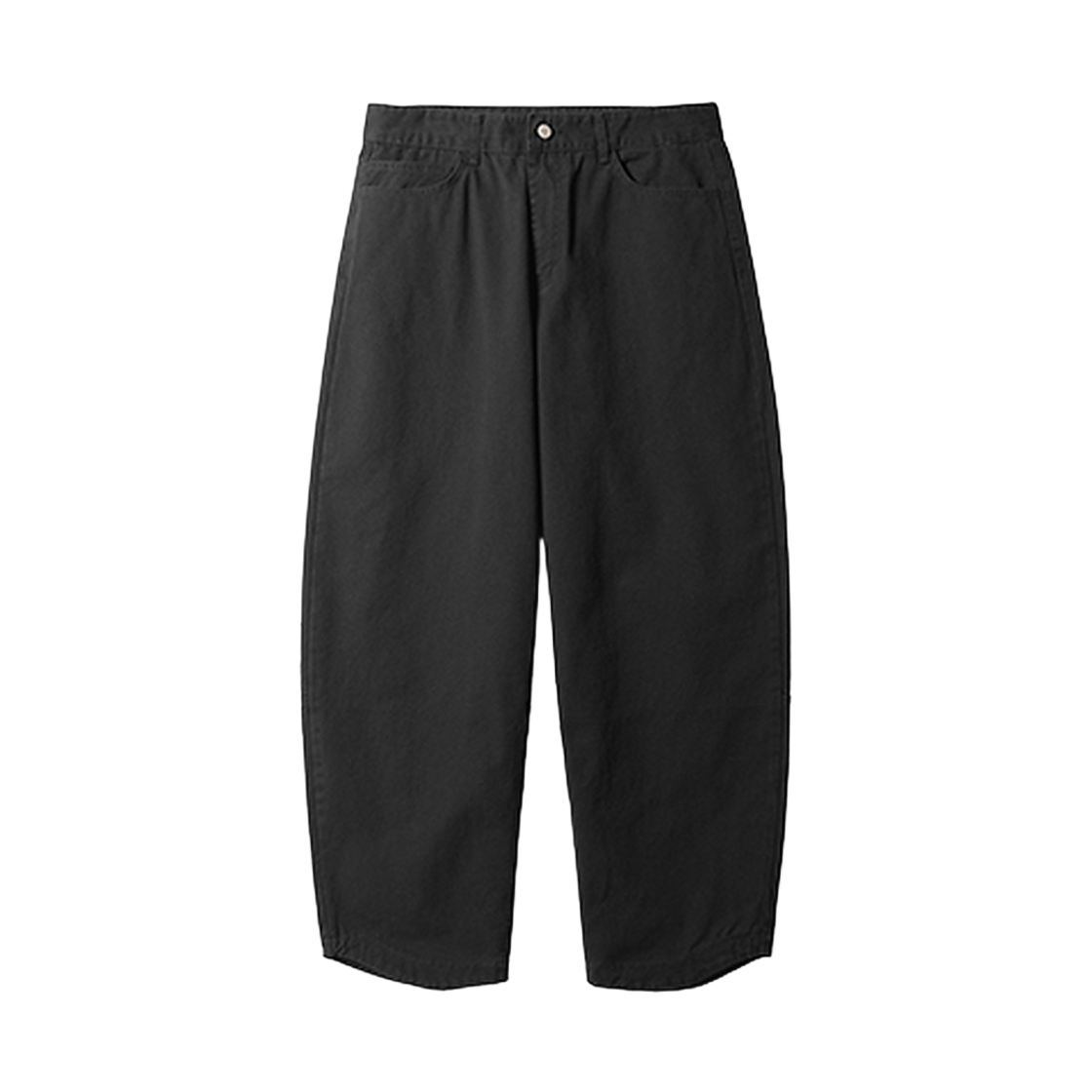 제멋 라운드 커브드 코튼팬츠 블랙 ISLP2718(JEMUT Round Curved Cotton Pants Black ISLP2718) - 1