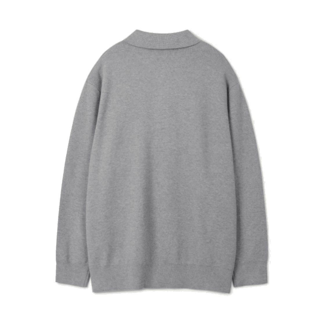 24/7시리즈 폴로 칼라 스웨터 멜란지그레이(24/7 series Polo Collar Sweter Melange Gray) - 2