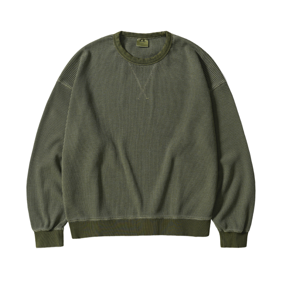 JUMT4781_dustyolive_29 PERSTEP Kindling Pigment Sweatshirt Dustyolive JUMT4781