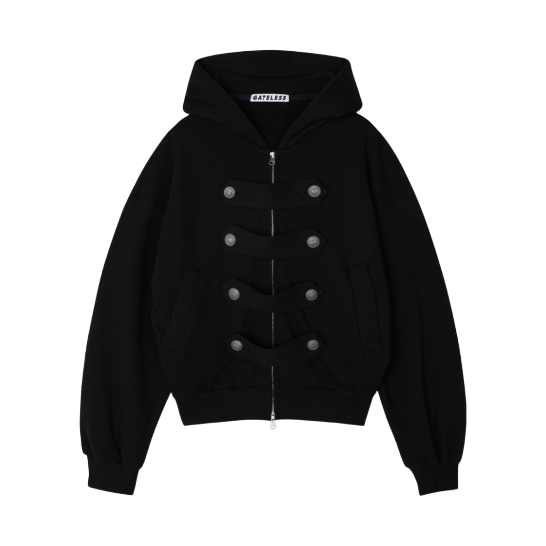 P0000FQZ Gateless Napoleon Hoodie-Black