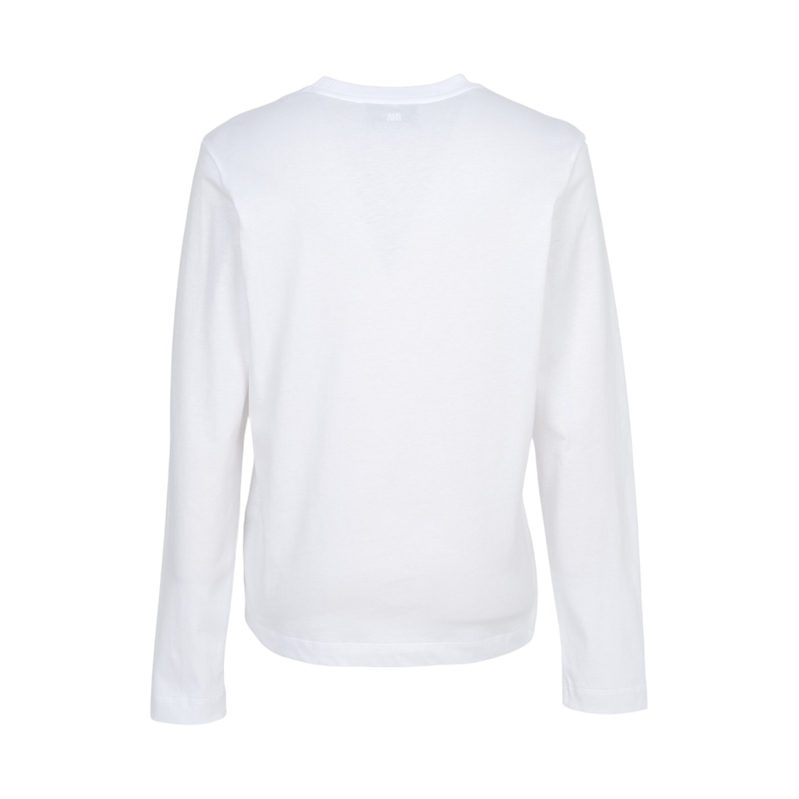 [15% 쿠폰] 아미 스몰 하트 로고 롱슬리브 티셔츠 화이트 블랙([15% 쿠폰] AMI de Coeur Long Sleeve T-Shirt White Black) - 3