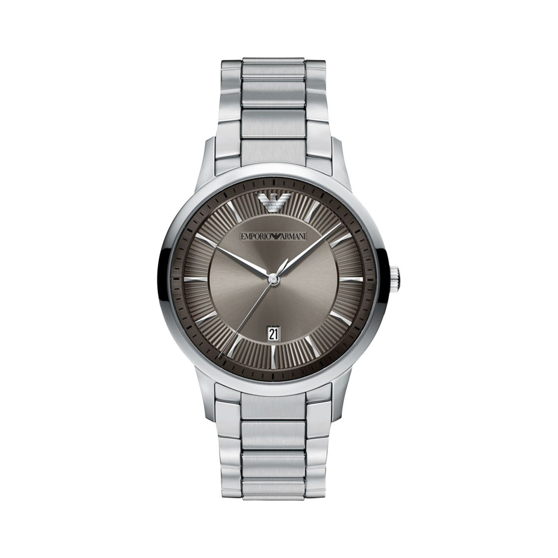 AR11825 Emporio Armani Archetipo Quartz Three-Hand Date 43mm Stainless Steel Gray Silver