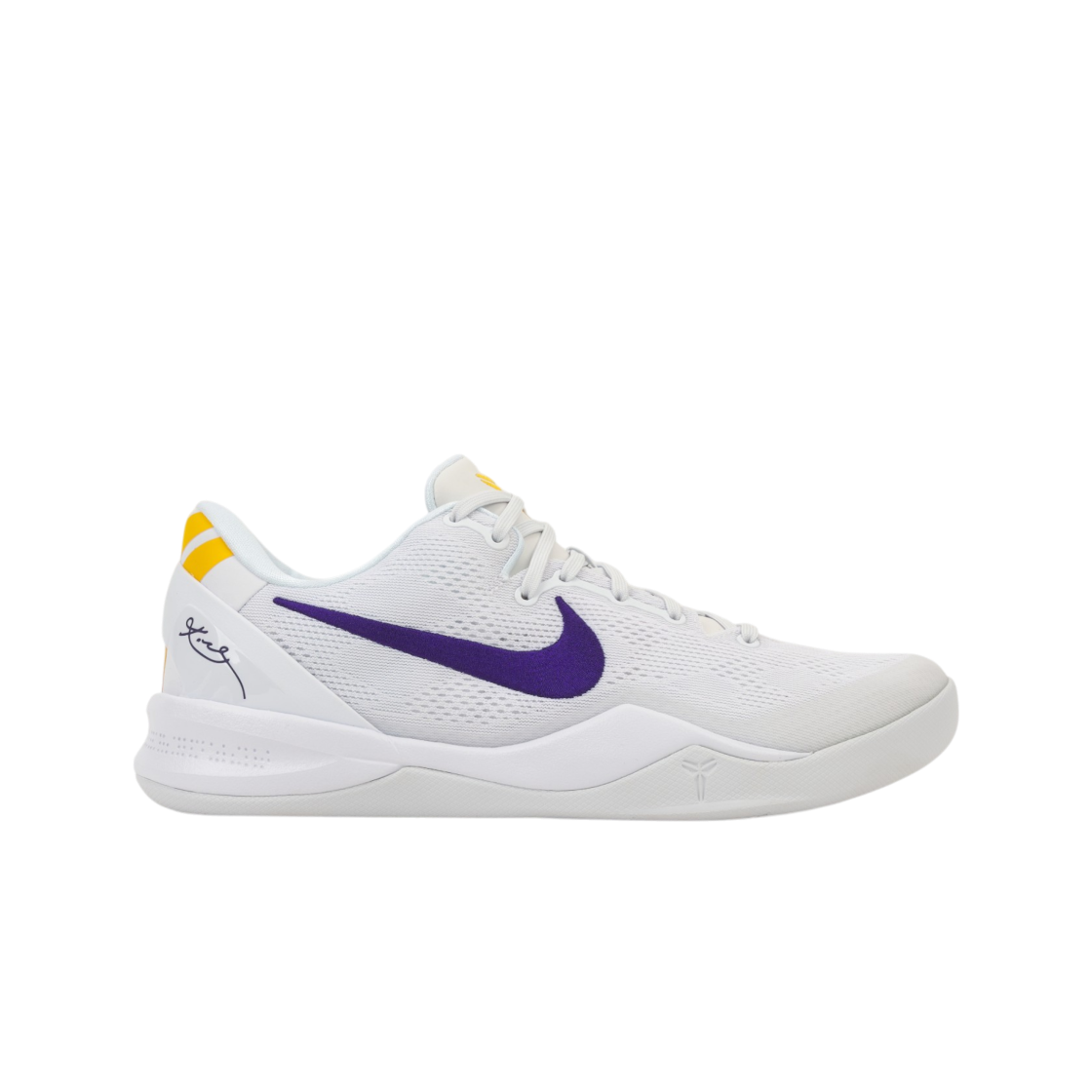 HF9550-100 Nike Kobe 8 Protro White and Court Purple
