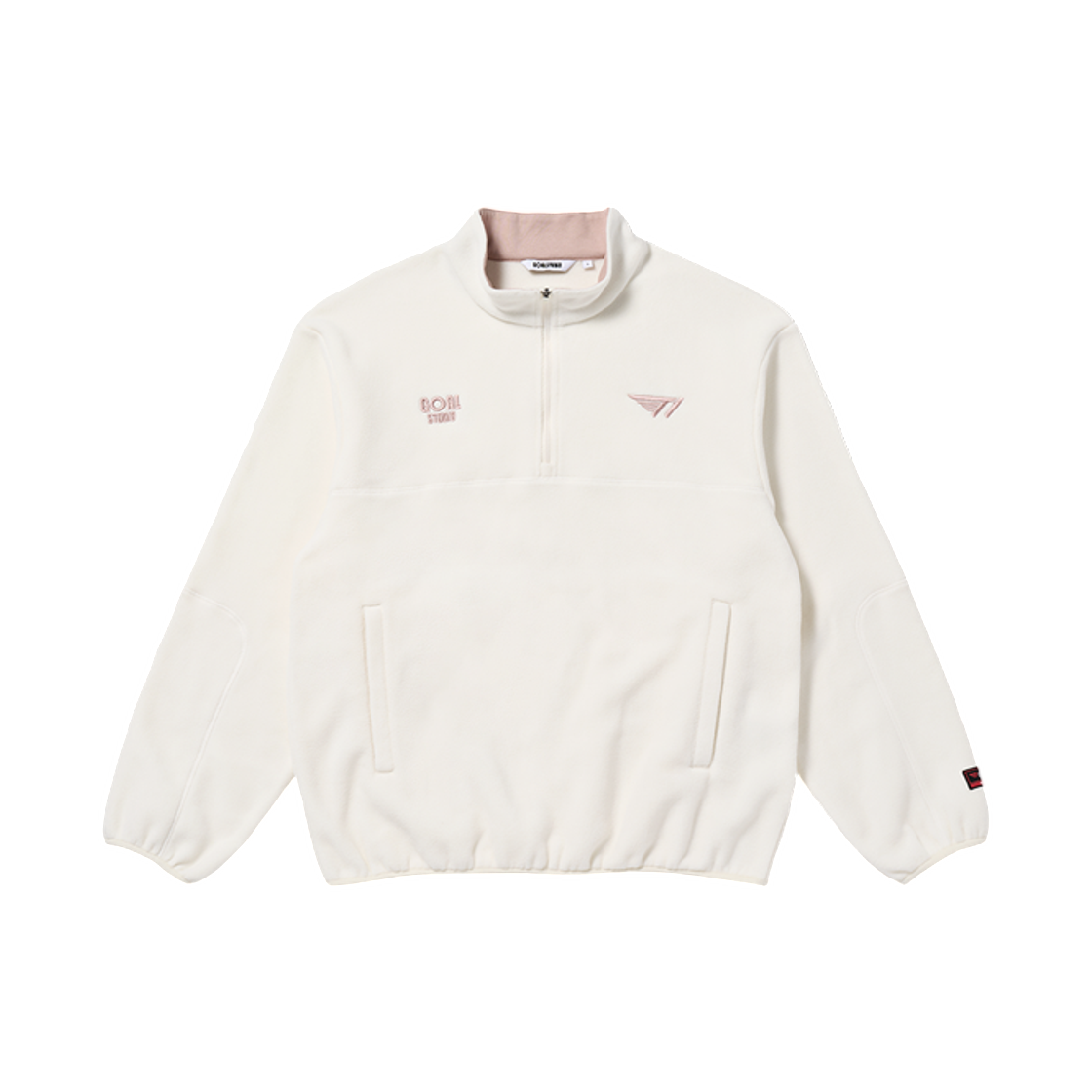 T1 클럽하우스 플리스 하프 집업 오프화이트(T1 Clubhouse Fleece Half Zip-Up Off White)