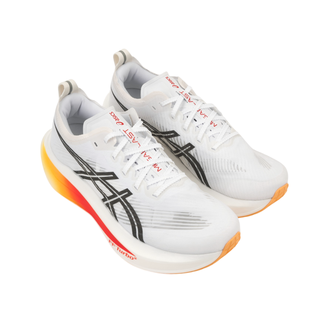아식스 메가블라스트 화이트 오렌지 글로우(Asics Megablast White Orange Glow) - 4