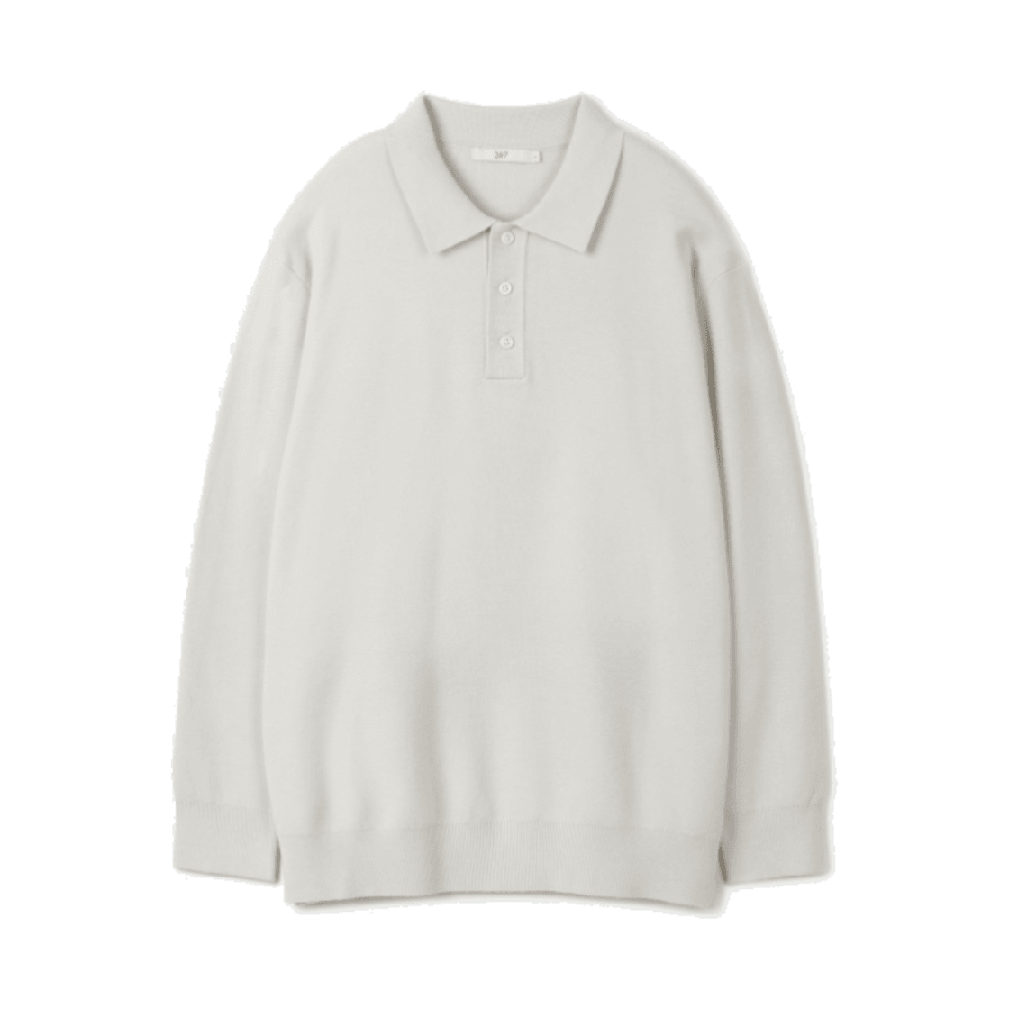 TMWAX26531IVX 24/7 series Polo Collar Sweter Ivory