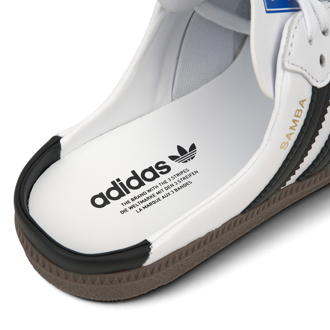 (W) 아디다스 삼바 OG 뮬 클라우드 화이트 코어 블랙((W) Adidas Samba OG Mule Cloud White Core Black) - 8