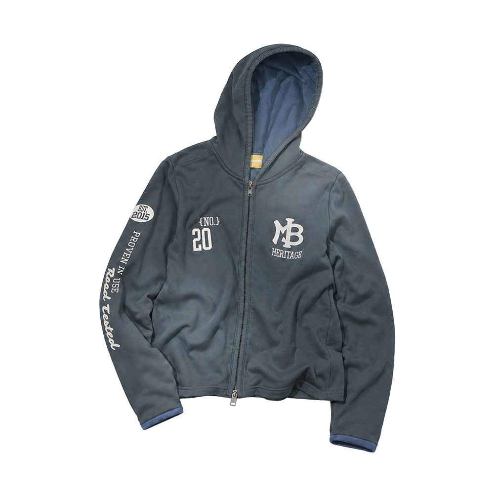 메인부스 우먼 헤리티지 워시드 후드 집업 미드나잇 네이비(MAINBOOTH Women Heritage Washed Hood Zip-up MIDNIGHT NAVY)
