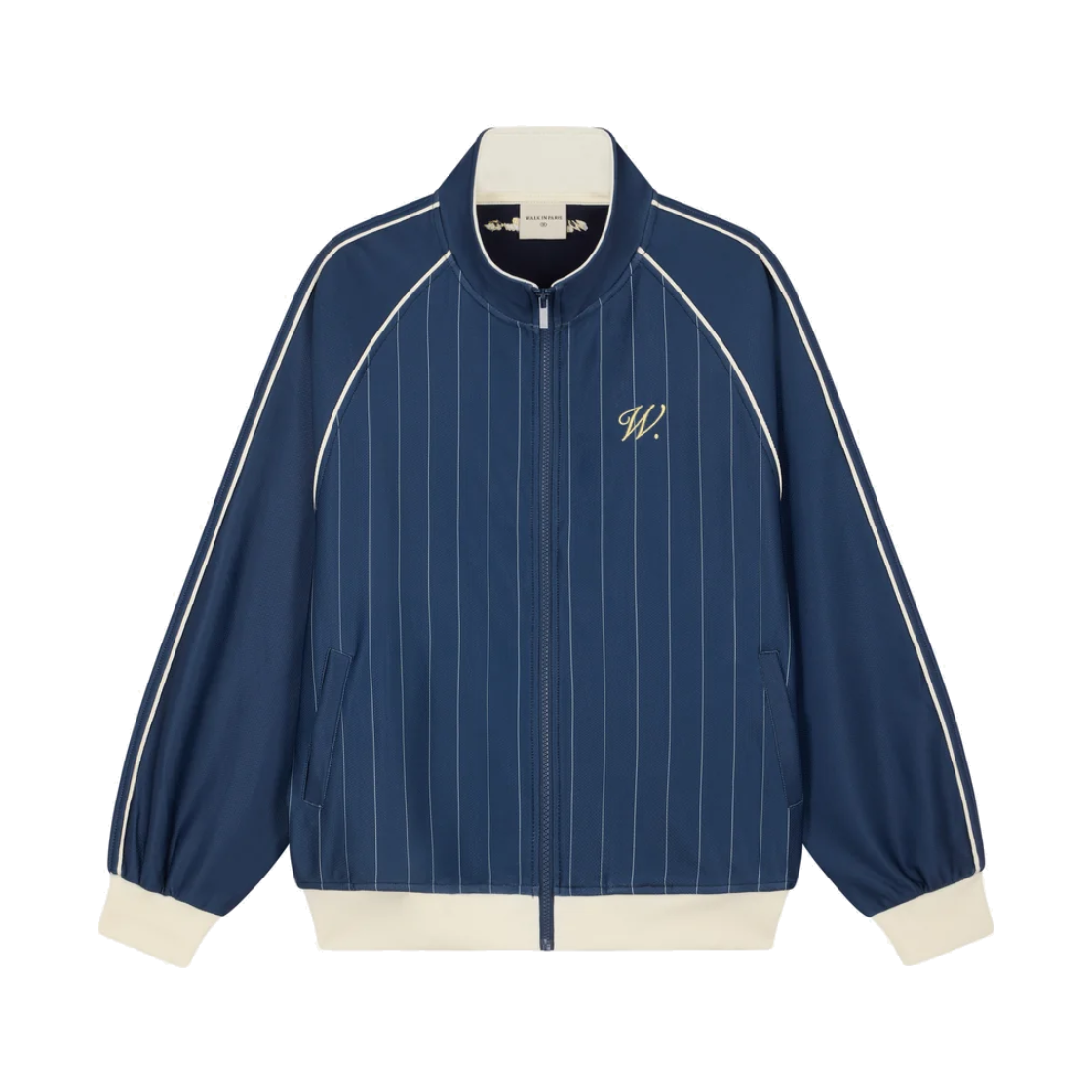 KM6DOTBWP03NY Walk In Paris Detroit Pinstripes Jacket Blue - 26FW