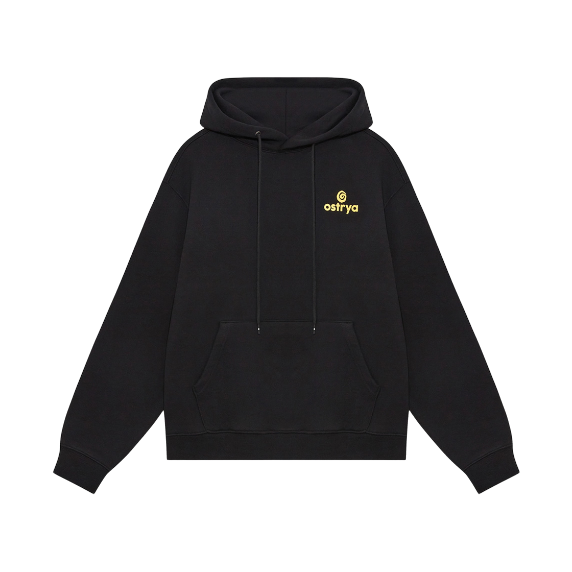 FW26TS01 Ostrya 26FW Core Logo Hoodie Black