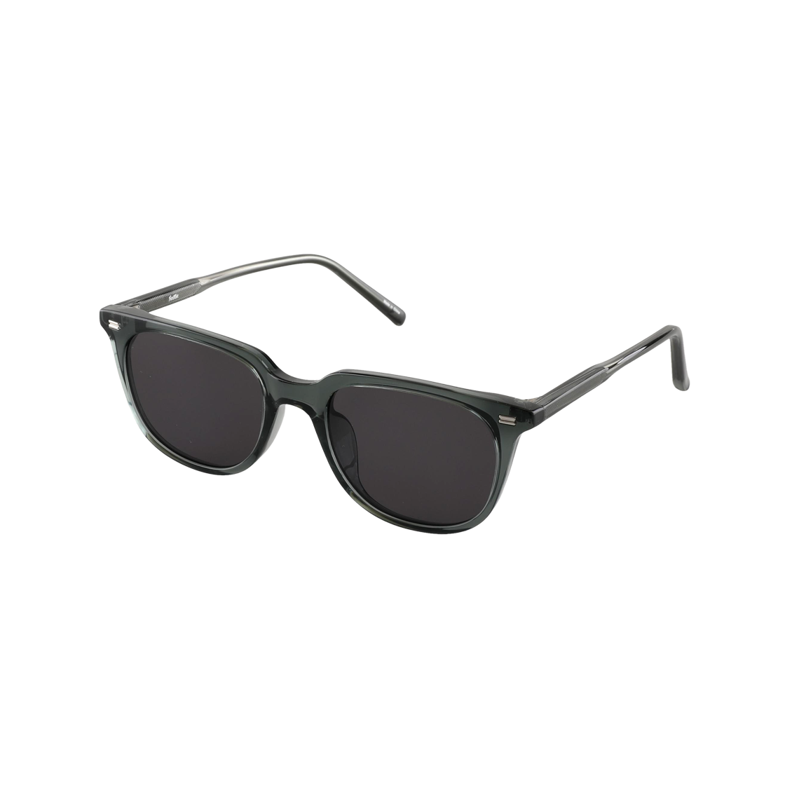 투디터 NDY 베이직 패션 사각 뿔테 빅사이즈 자외선차단 선글라스 C2 그린(2DITOR NDY Basic Fashion Square Horn-Rim Big Size UV Protection Sun Glass C2 Green) - 1
