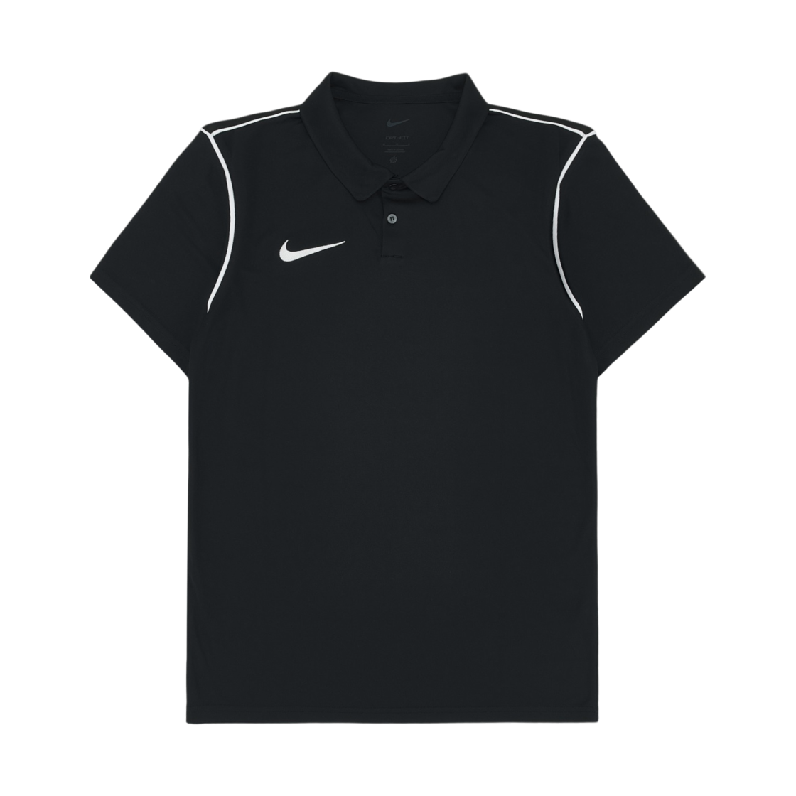 BV6879-010 Nike Dri-Fit Park 20 Short Sleeve Polo Black