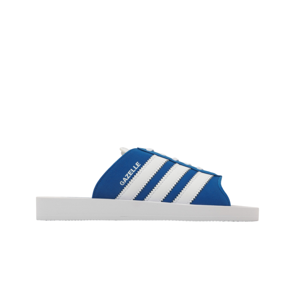 Adidas Gazelle Beach Slides Bluebird White