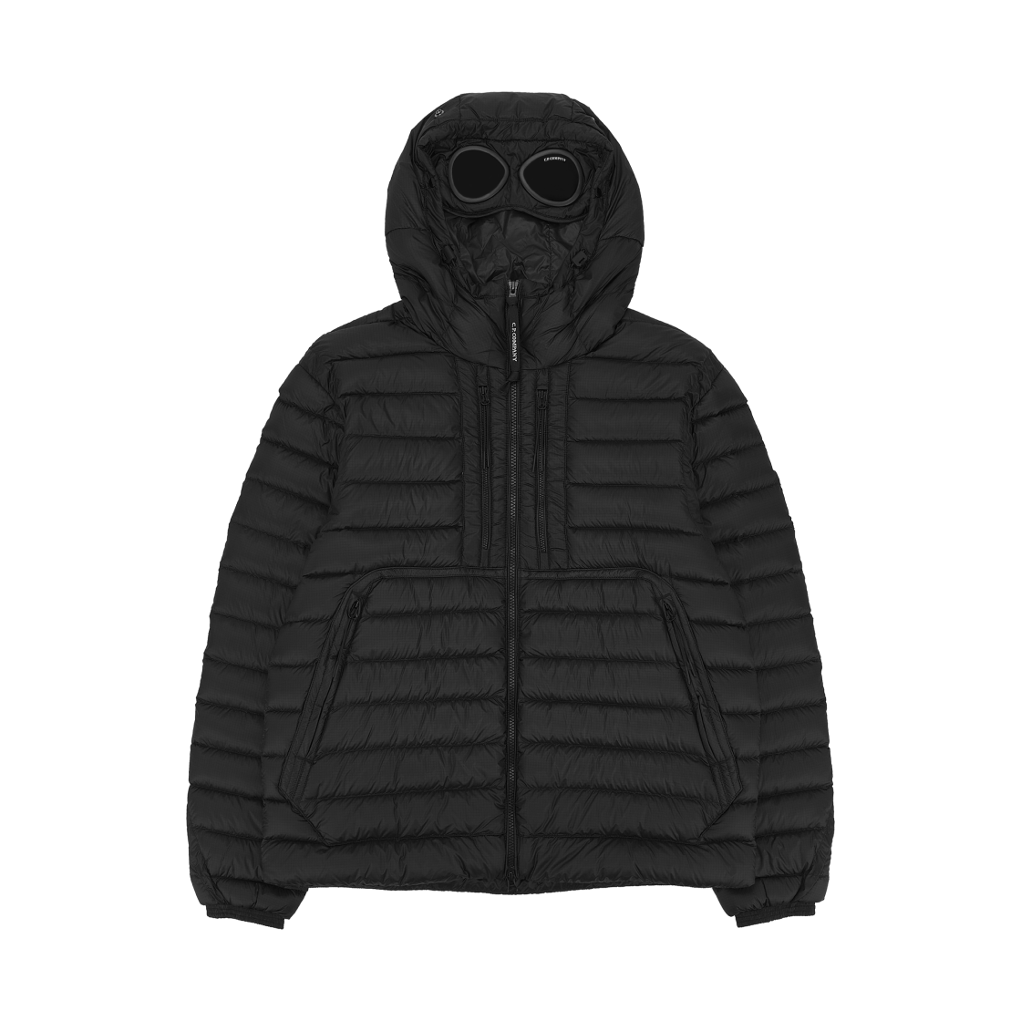 C.P. 컴퍼니 D.D. 쉘 고글 체스트 포켓 자켓 블랙 - 26FW(C.P. Company D.D. Shell Goggle Chest Pocket Jacket Black - 26FW)