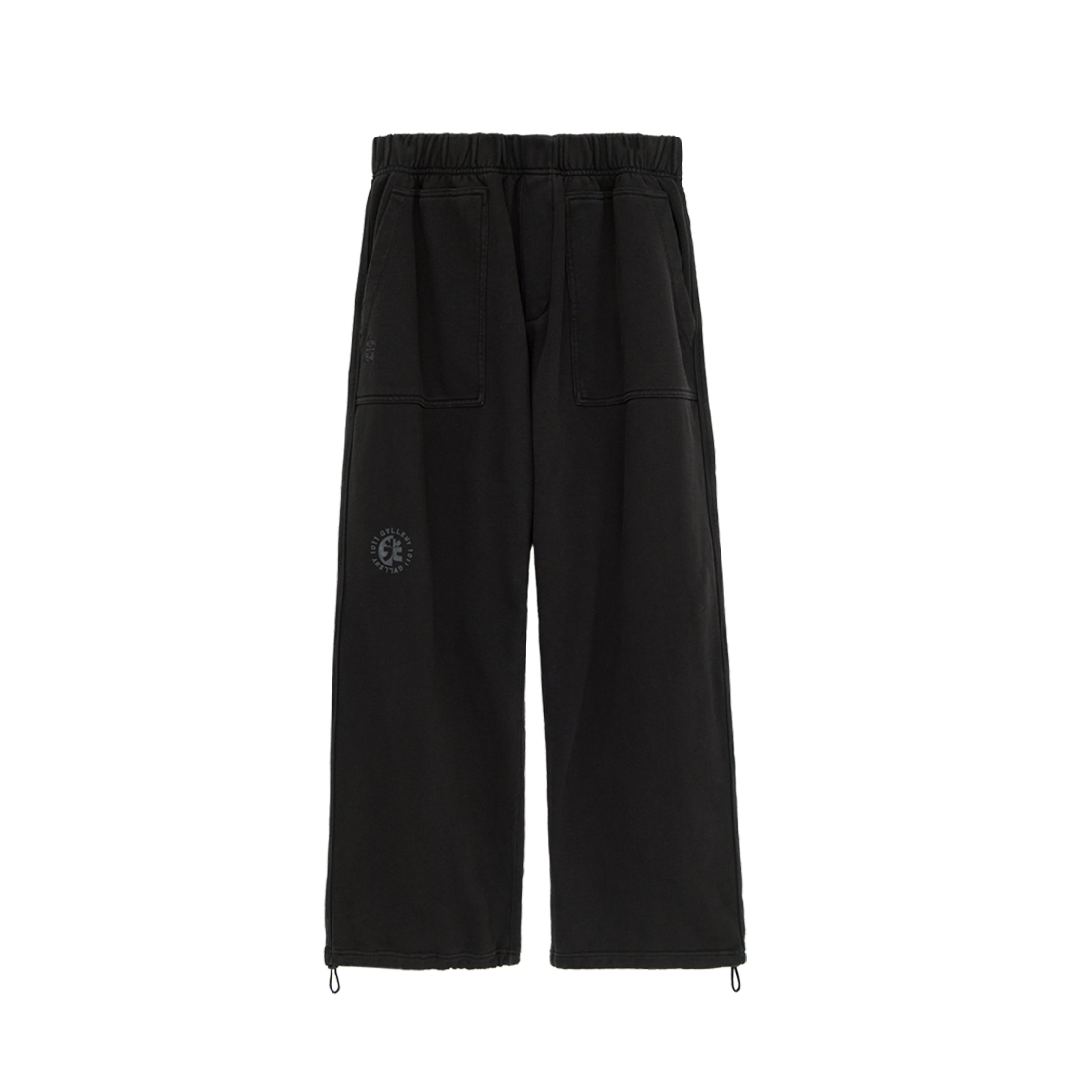 폴리테루 1011 퍼티그 스웨트팬츠 1.2v 소프트 블리치드 블랙(Polyteru 1011 Fatigue Sweatpants 1.2v Soft Bleached Black) - 1