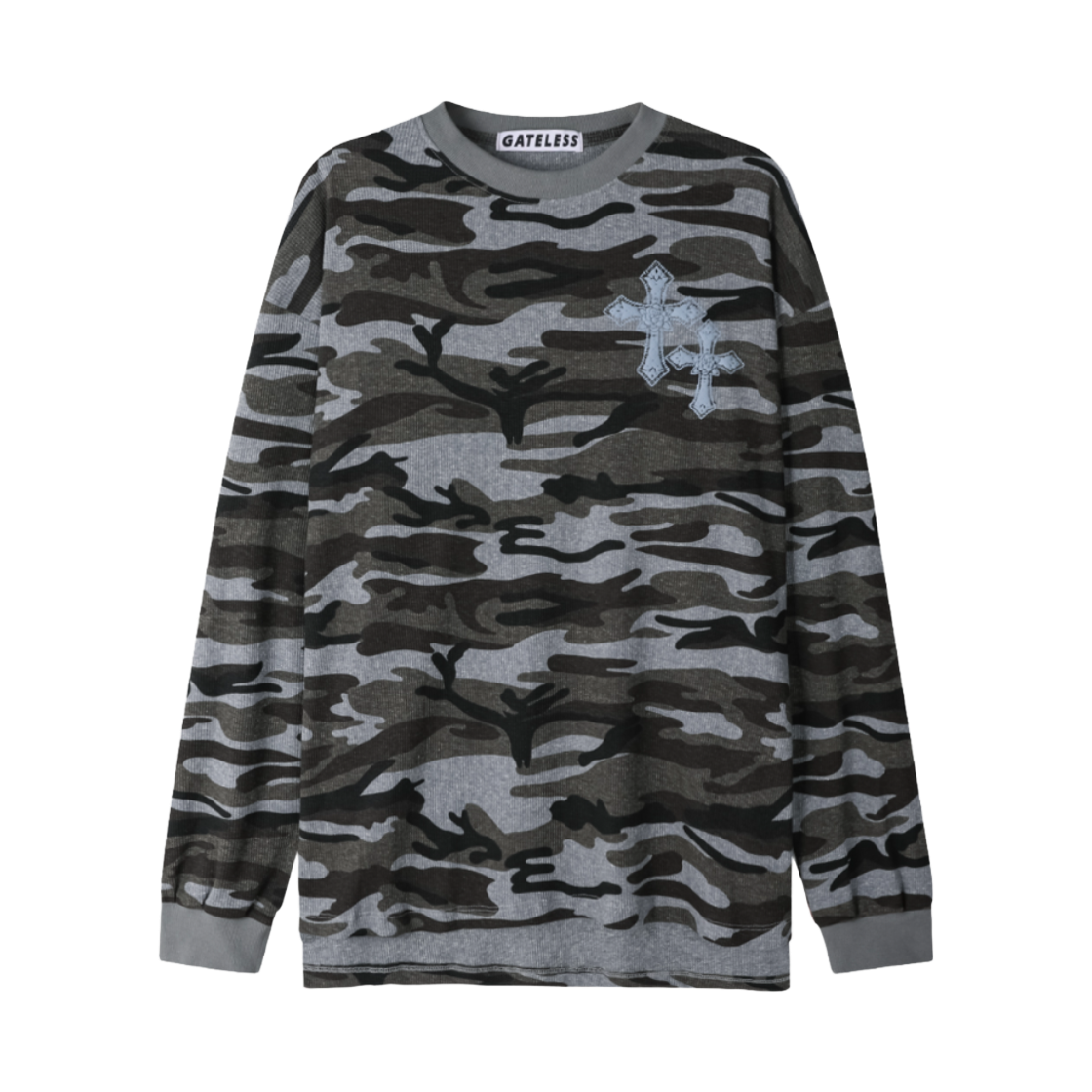 P0000FTE Gateless Vintage Camoflage-Gray