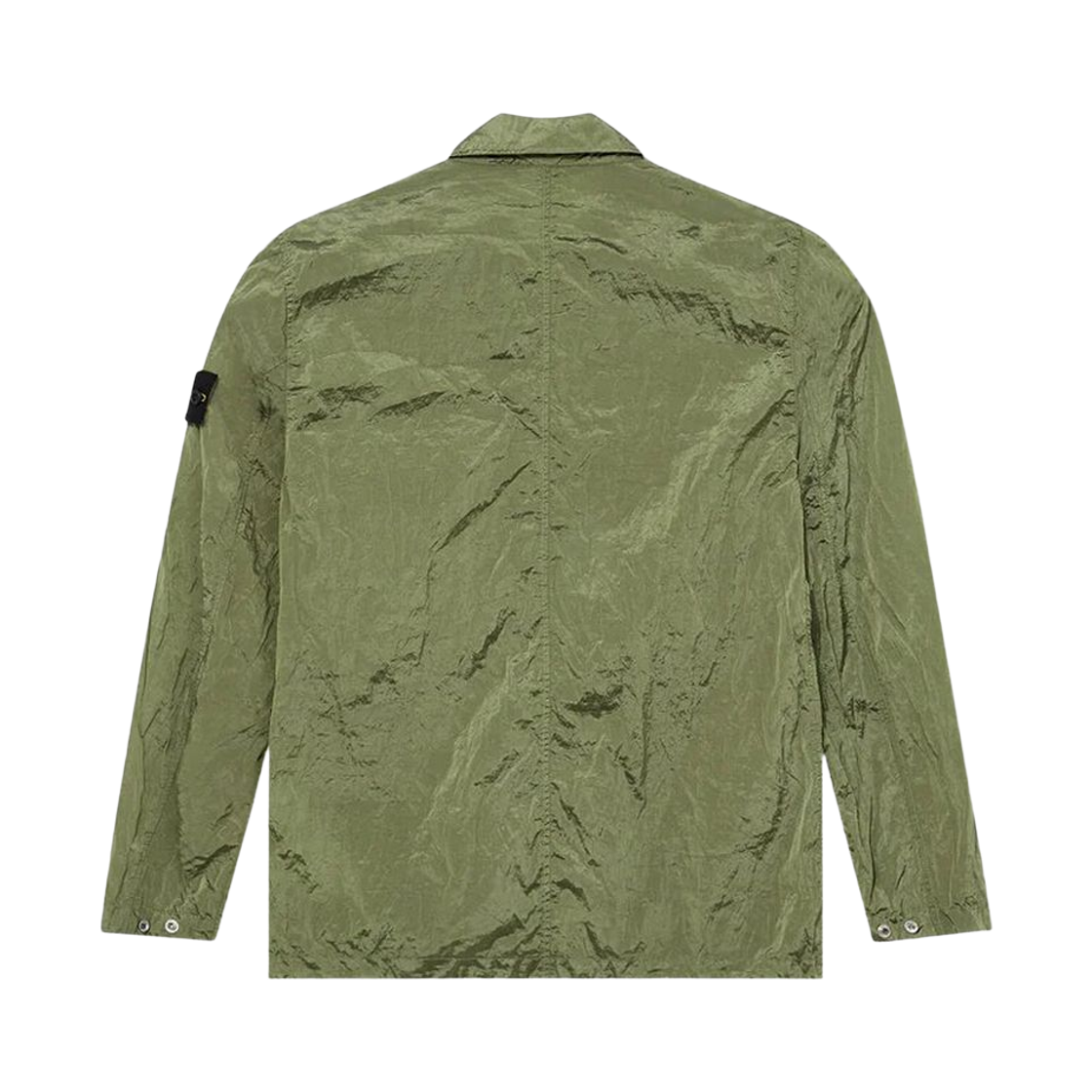 스톤 아일랜드 10919 나일론 메탈 에코닐 재생 나일론 오버셔츠 세이지 그린 - 23SS(Stone Island 10919 Nylon Metal in Econyl Regenerated Nylon Overshirt Sage Green - 23SS) - 2
