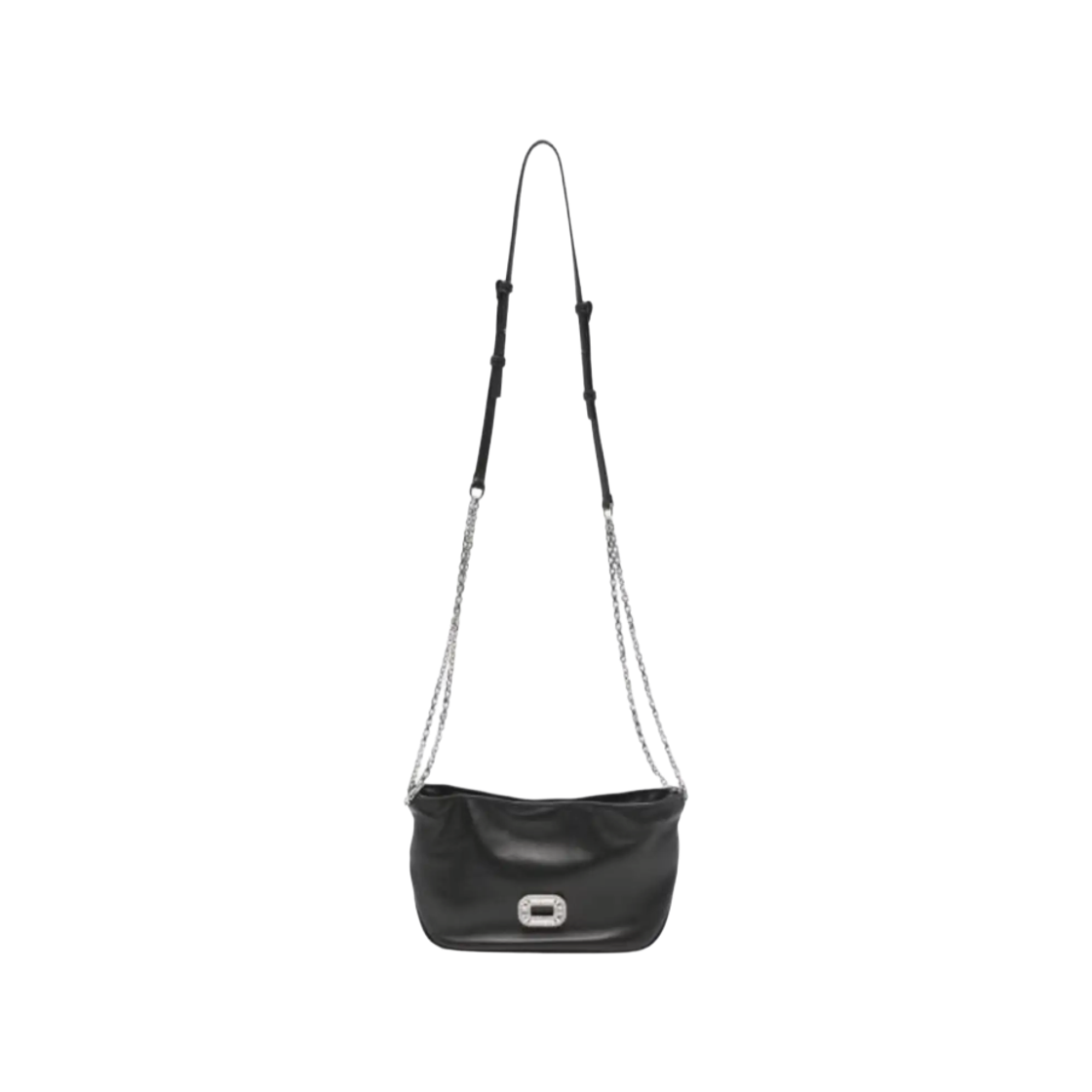 RBWABDC0000YDRB999 Roger Vivier Pilgrim Micro Crossbody Bag Black