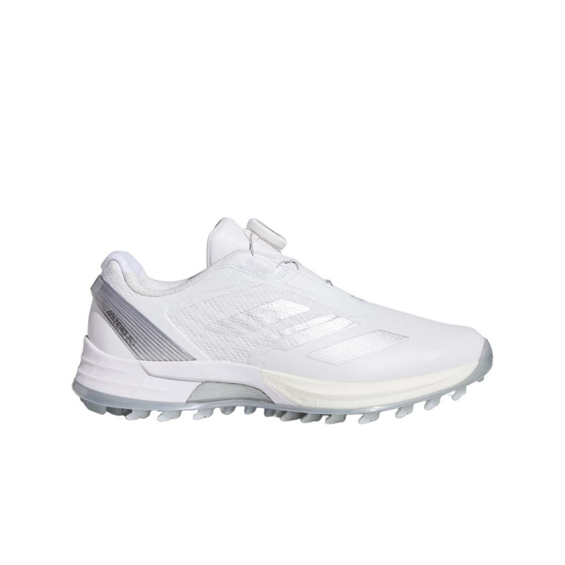 JS1764 (W) Adidas Adizero ZG Lo Cut Boa Spikeless Cloud White Silver Metallic