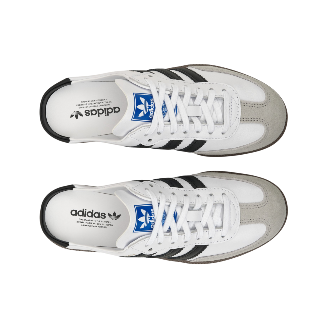 (W) 아디다스 삼바 OG 뮬 클라우드 화이트 코어 블랙((W) Adidas Samba OG Mule Cloud White Core Black) - 5