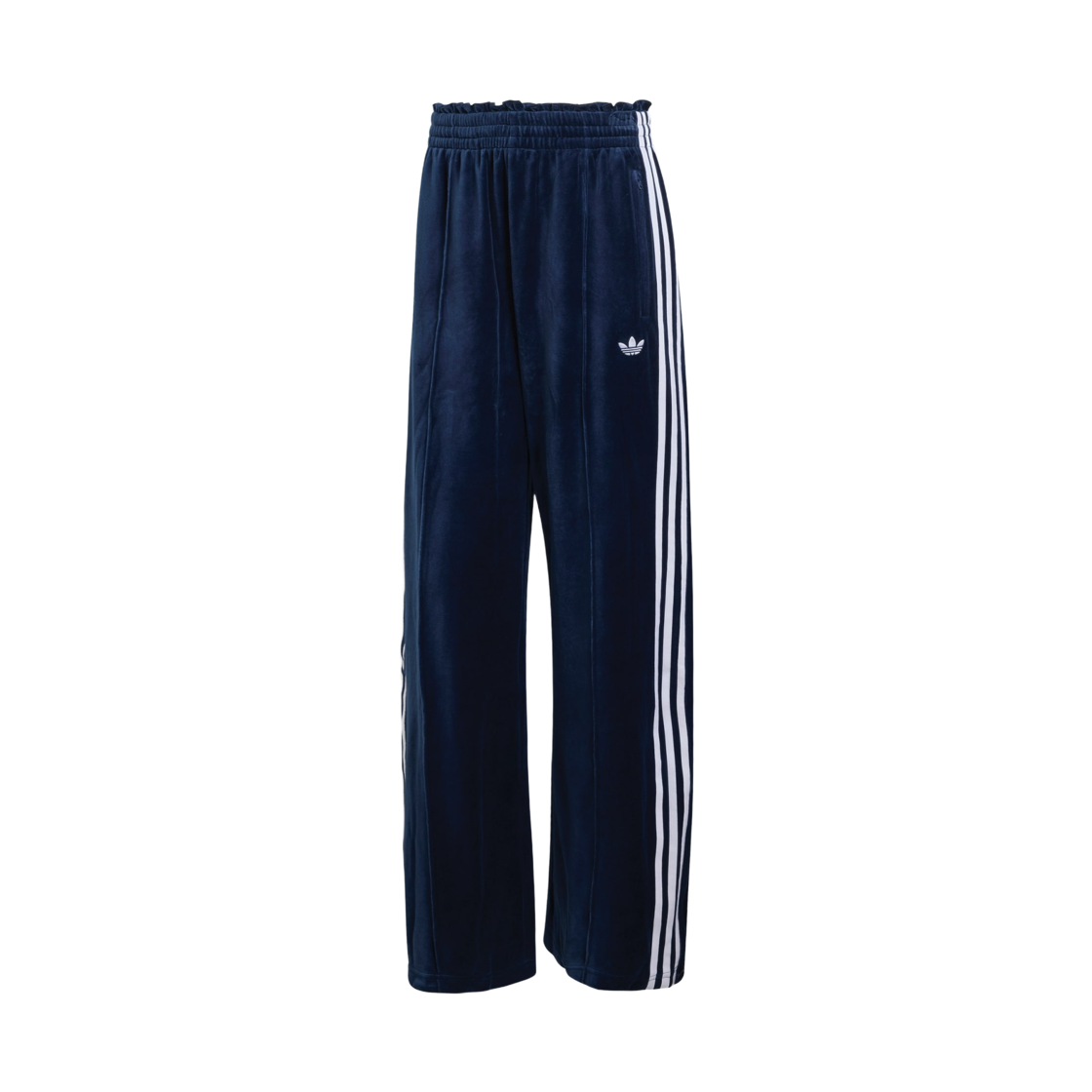 LG4292 (W) Adidas Pleated Velvet Track Pants Collegiate Navy - KR Sizing