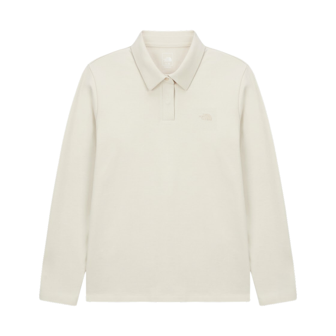 NT7QS81B (W) The North Face Cozy FlEX L/S Polo Vanilla - 26FW