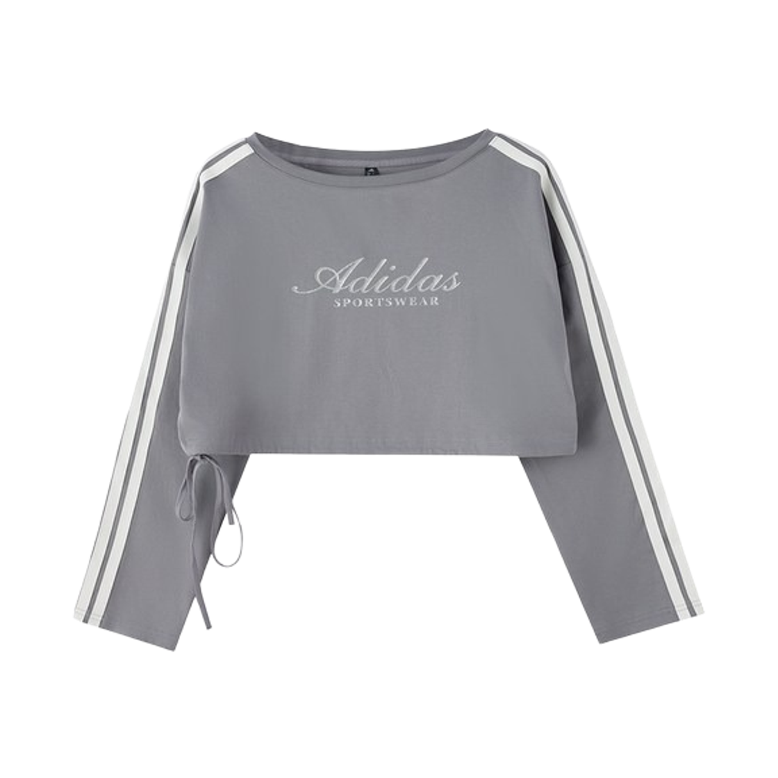 KX8924 (W) Adidas Dance Long Sleeve T-Shirt Grey Three - KR Sizing