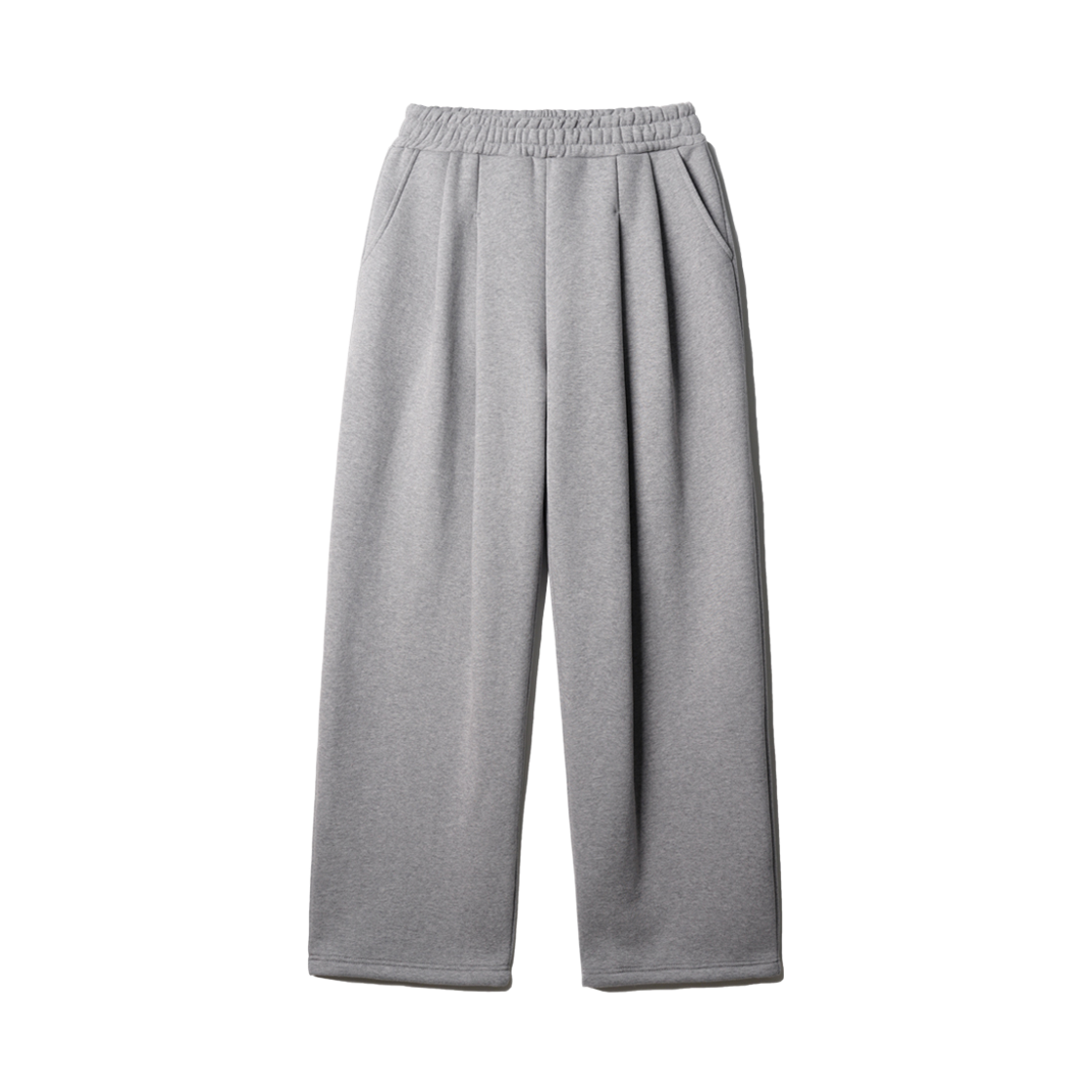 ISLP6229_gray_29 PUNCHLINE From Over Two Tuck Sweat Pants Gray ISLP6229