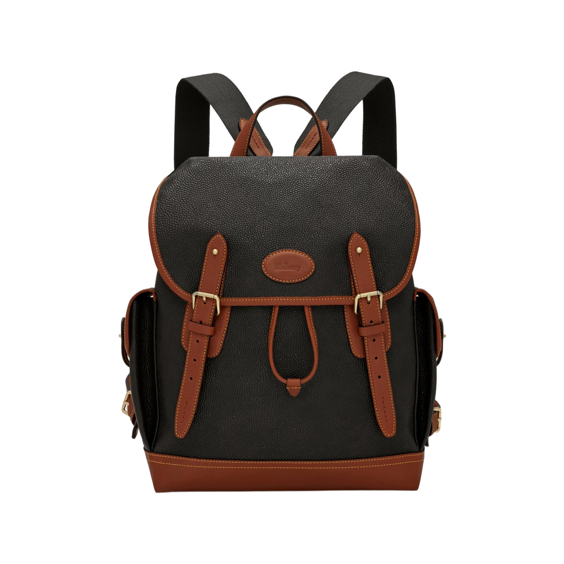 멀버리 헤리티지 백팩 블랙 꼬냑(Mulberry Heritage Backpack Black Cognac)