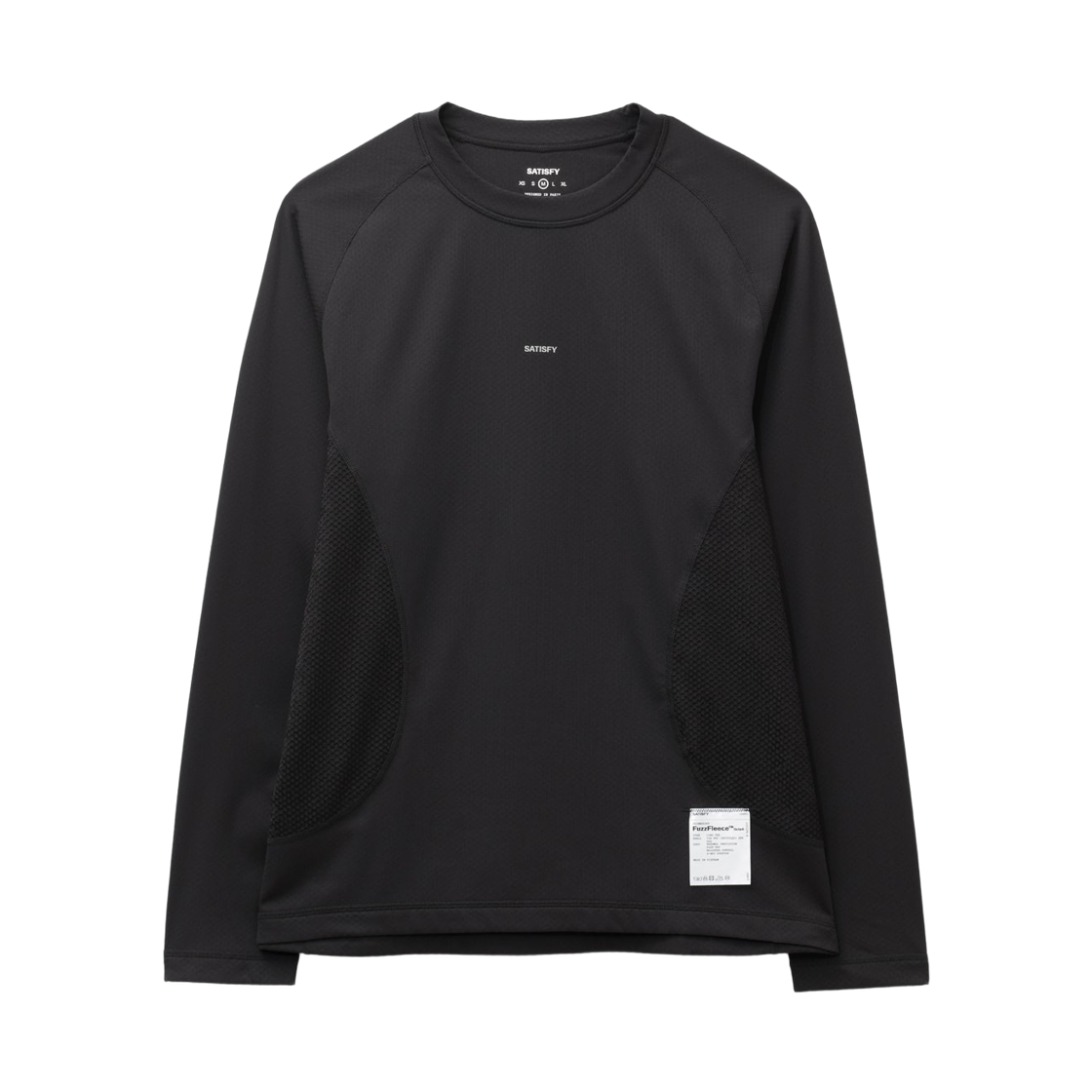 11063-00001 Satisfy FuzzFleece Octa Long T-Shirt Black