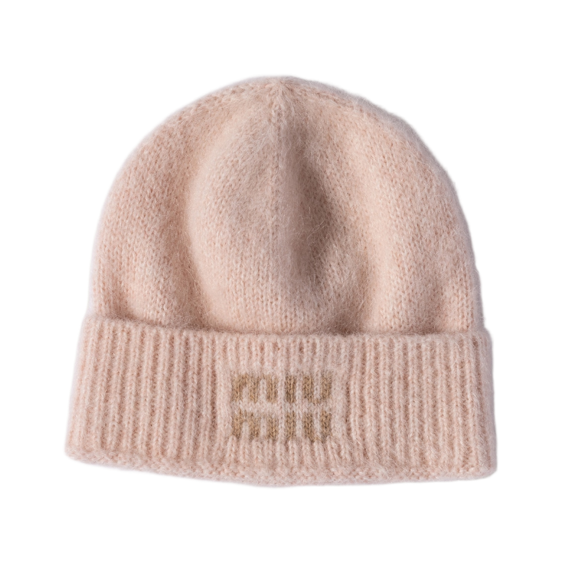 5HC378-2CQD-F0D91 (W) Miu Miu Mohair Beanie Opal